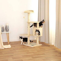 Produktbild von Famanu Kratzbaum für Katzen aus Plüsch und Sisal in Beige