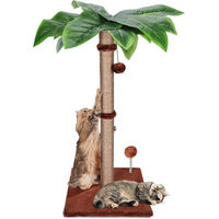 Produktbild von Famanu Kratzbaum für Katzen aus Sisal mit Spielbällen 80 cm Braun