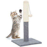Produktbild von Famanu Kratzbaum für Katzen aus Sisal mit Spielball in Grau