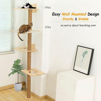 Produktbild von Famanu Kratzbaum für Katzen in Beige aus Holz und Sisal groß