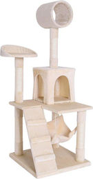 Famanu Kratzbaum für Katzen in Beige aus Plüsch und Sisal – Bild 1 von 1