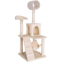 Produktbild von Famanu Kratzbaum für Katzen in Beige aus Plüsch und Sisal