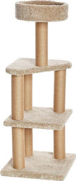 Famanu Kratzbaum für Katzen in Beige mit Kratzsäulen und MDF-Elementen – Bild 1 von 1
