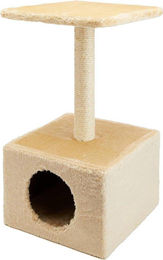 Famanu Kratzbaum für Katzen in Beige mit Sisal 57 cm hoch – Bild 1 von 1
