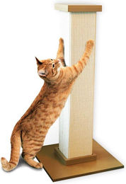 Famanu Kratzbaum für Katzen in Beige mit Sisal 81 cm hoch – Bild 1 von 1