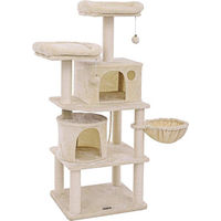 Produktbild von Famanu Kratzbaum für Katzen in Beige mit Sisal und Plüsch, 152 cm