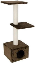 Famanu Kratzbaum für Katzen in Braun mit Sisal – Bild 1 von 1