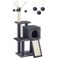Produktbild von Famanu Kratzbaum für Katzen in Grau aus Plüsch und Sisal