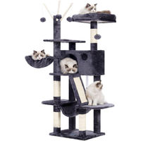 Produktbild von Famanu Kratzbaum für Katzen in Grau mit Sisal für alle Altersstufen