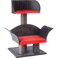 Produktbild von Famanu Kratzbaum für Katzen in Schwarz mit 70 cm Höhe und Strass-Dekor