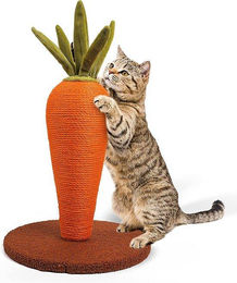 Famanu Kratzbaum für Katzen in Wurzeloptik Orange 53 x 35 cm aus Sisal und Polyester – Bild 1 von 1