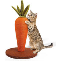 Produktbild von Famanu Kratzbaum für Katzen in Wurzeloptik Orange 53 x 35 cm aus Sisal und Polyester