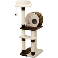 Produktbild von Famanu Kratzbaum für Katzen mit Liegefläche in Braun und Beige mit 127 cm Höhe