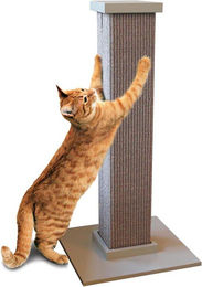 Famanu Kratzbaum für Katzen mit Sisal in Grau, 81,3 cm hoch – Bild 1 von 1