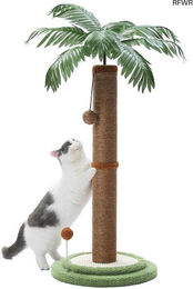 Famanu Kratzbaum für Katzen mit Sisal und Kokosnuss in Braun – Bild 1 von 1