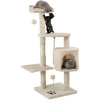 Produktbild von Famanu Kratzbaum für Katzen mit Spielzeug aus Sisal in Beige 112 cm