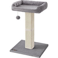 Produktbild von Famanu Kratzbaum für kleine bis mittelgroße Katzen aus Sisal und Plüsch in Beige mit 62 cm Höhe