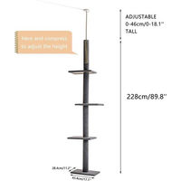 Produktbild von Famanu Kratzbaum mit Deckenspanner Grau