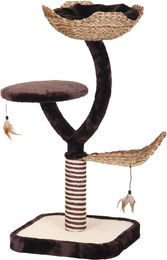 Famanu Kratzbaum Natural Magnolia aus Holz für Katzen 99 cm – Bild 1 von 4