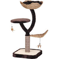 Produktbild von Famanu Kratzbaum Natural Magnolia aus Holz für Katzen 99 cm