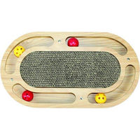 Produktbild von Famanu Kratzbaum Scratch Lounge für Katzen aus Holz und Karton in Natur