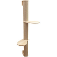 Produktbild von Famanu Kratzbaum Timer aus Holz und Jute mit 127 cm Länge