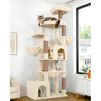 Produktbild von Famanu Kratzbaum XXL für große Katzen, beige, 193 cm