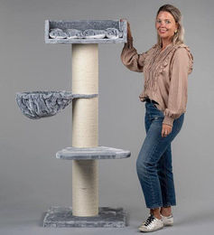 Famanu Kratzbaum XXL Grau für Katzen aus ABS-Material – Bild 1 von 1