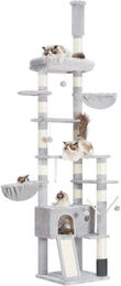 Famanu Kratzbaum XXL verstellbar aus Stoff und Sisal in Grau bis 280 cm hoch für Katzen – Bild 1 von 1