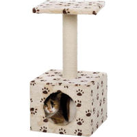 Produktbild von Famanu Kratzbaum Zamora Design für Kitten beige aus Plüsch und Sisal 60 cm