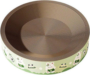 Famanu Kratzbrett für Katzen aus Sisal mit Nestdesign Braun 40x40x10cm – Bild 1 von 1
