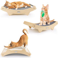 Produktbild von Famanu Kratzmatte für Katzen aus Sisal und Teppichstoff in Beige, 42 x 27,5 x 12 cm