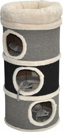 Famanu Kratzsäule für Katzen aus Sisal 80 cm Grau-Schwarz – Bild 1 von 1