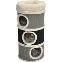 Produktbild von Famanu Kratzsäule für Katzen aus Sisal 80 cm Grau-Schwarz