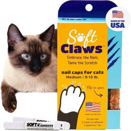 Famanu Nagelkapjes für Katzen Rosa Glitzer Größe M aus Kunststoff – Bild 1 von 1