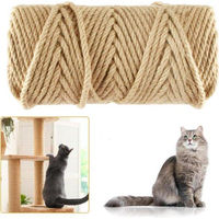 Produktbild von Famanu Natur Sisal Seil 6 mm 50 m für Katzenkratzmöbel und DIY-Projekte