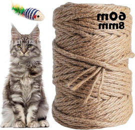 Famanu Sisaltau 8 mm 60 m Beige für Kratzsäulen aus natürlichem Material – Bild 1 von 1