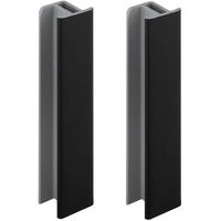 Produktbild von Famanu Sockelleisten Verbinder 100 mm in mattem Schwarz 2 Stück