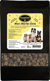 FangGold Belohnungssnack Mini-Würfel Ente für Welpen, getreidefrei und glutenfrei, 500 g – Bild 1 von 2