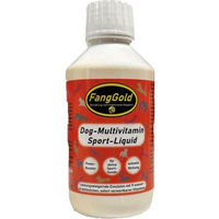 Produktbild von FangGold Dog Multivitamin Sport Liquid Nahrungsergänzung für Hunde zur Unterstützung von Immunsystem und Magen-Darm 250 ml