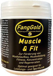 FangGold Muscle & Fit Pulver für Hunde zur Unterstützung von Muskelaufbau sowie Gelenken und Knochen für Welpen 400g – Bild 1 von 1