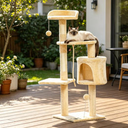 FANNOU Katzenkletterbaum für Katzen mit weicher Oberfläche – Bild 1 von 1