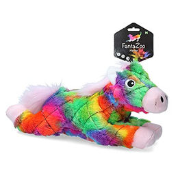 FantaZoo Hundespielzeug Pferd aus Plüsch Bunt Größe M - 1 Stk. – Bild 1 von 6