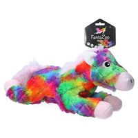Produktbild von FantaZoo Hundespielzeug Pferd aus recyceltem Material mit Quietschefunktion Größe L 33 x 15 cm