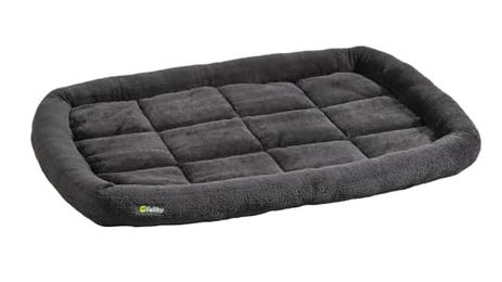 Farm-Land Hundebett Anthrazit 95 x 65 cm mit kuscheligem Polyester-Plüsch und rutschfester Unterseite – Bild 1 von 1