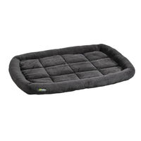 Produktbild von Farm-Land Hundebett Anthrazit 95 x 65 cm mit kuscheligem Polyester-Plüsch und rutschfester Unterseite