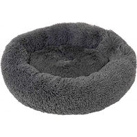 Produktbild von Farm-Land Hundebett Donut aus Plüsch Grau 76 x 17 cm zur Beruhigung