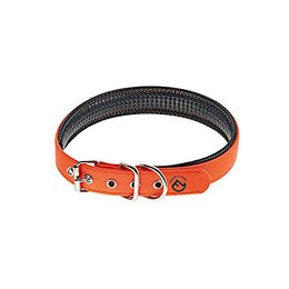 Produktbild von Farm-Land Hundehalsband Comfort aus Kunstleder in Orange 45 cm - 50 cm