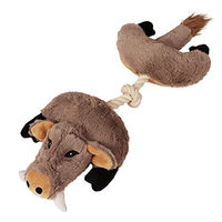 Produktbild von Farm-Land Hundespielzeug Plüsch Wildschwein in Beige und Braun