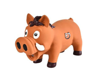 FARM-LAND Hundespielzeug Schwein aus Latex mit Quietschfunktion für die Zahnpflege Größe M – Bild 1 von 2